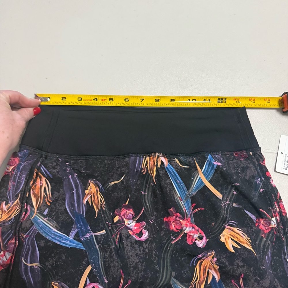 Lululemon Pace Rival MR Floral Skirt Long Athletic Skort W8ACQT Womens sz 4 NEW - Picture 8 of 9